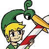 Link y Ezlo,de Minish Cap - Felices Fiestas :)